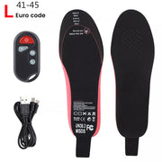Heated Insoles 2100mAh Electric Foot Warmer Hot Compress Remote Control 3-speed Shoes Pads For Skiing Winter Outdoor-Health Wisdom™