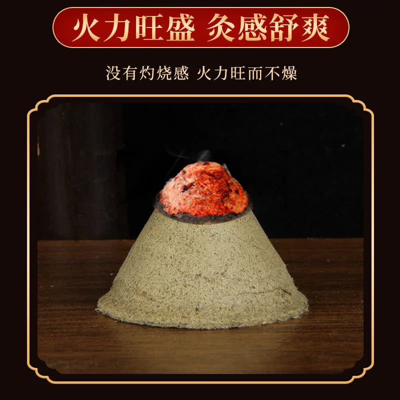 Heating Jade Massage Tower Moxibustion Stick Moxa Therapy Warm Acupuncture Meridian Cure Prostatitis and Dysmenorrhea Symptoms-Health Wisdom™