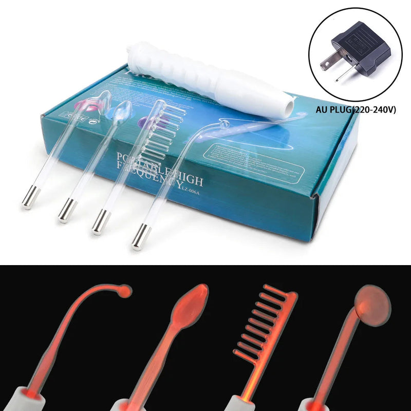 High Frequency Electrode Wand Machine Handheld Skin Tightening Acne Spot Wrinkles Remover Beauty Therapy Puffy Eyes Facial Care-Health Wisdom™