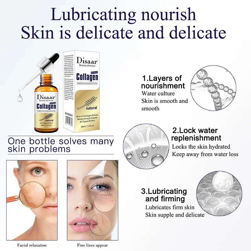 High Pure Hyaluronic Acid Serum Moisturizing Collagen Skin Repair Essence Whitening Anti Wrinkle Face Cream Wrinkl Treatment-Health Wisdom™