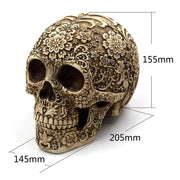 Home Decor Resin Craft Plum Blossoms Sculptures Garden Statues Creative Art Carving Statue Medical Skull Model-Health Wisdom™