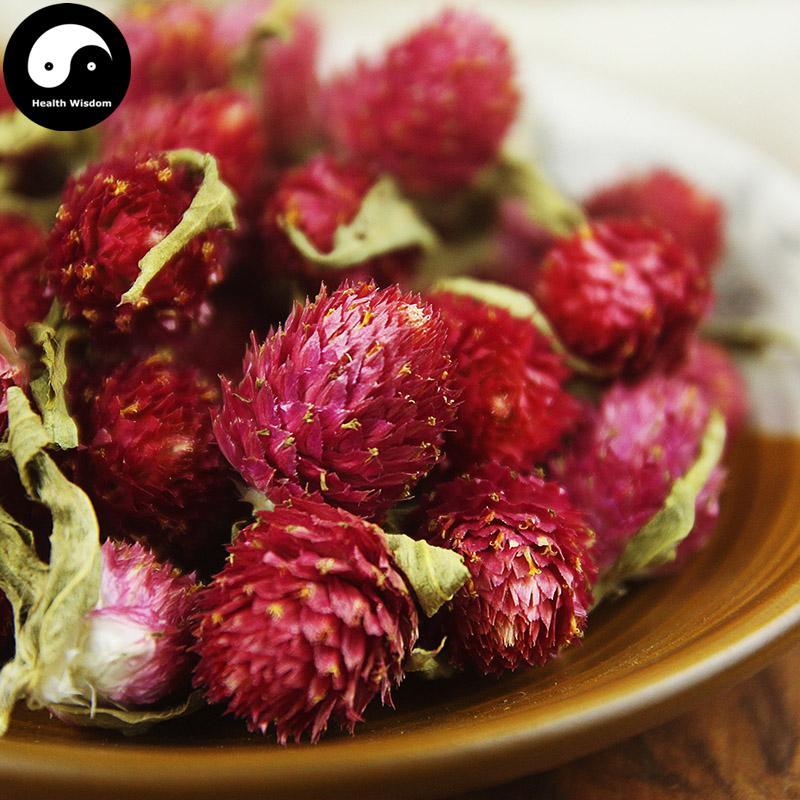 Hong Qiao Mei 红巧梅, Gomphrena Globosa Flower, Flos Gomphrena Globosa, Redartfulplumtea-Health Wisdom™