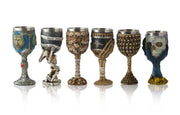 Horrible Resin Stainless Steel Skull Goblet Retro Claw Wine Glass Gothic Cocktail Glasses Wolf Whiskey Cup Party Bar Drinkware-Health Wisdom™