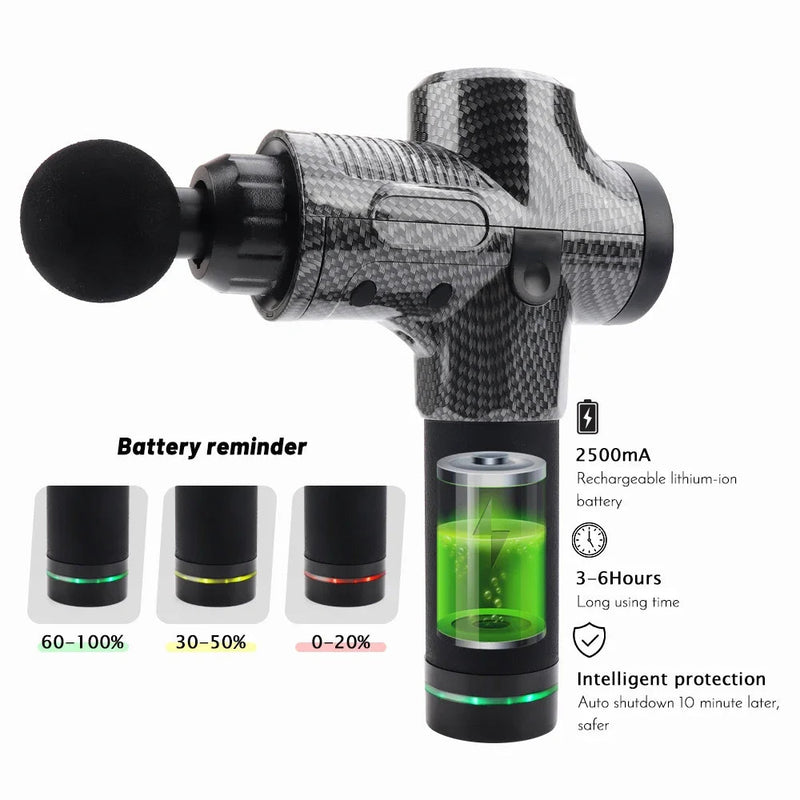 Hot Sale High Speed MassageGUN FasciaGUN Massager Electric Muscle Massager After Fitness Decompose Lactic Acid Relief Relax Body-Health Wisdom™