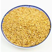 Hu Ma Zi 胡麻子, Yellow Ya Ma Zi 黄金亚麻子, Golden Semen Lini, Sesamum Indicum-Health Wisdom™