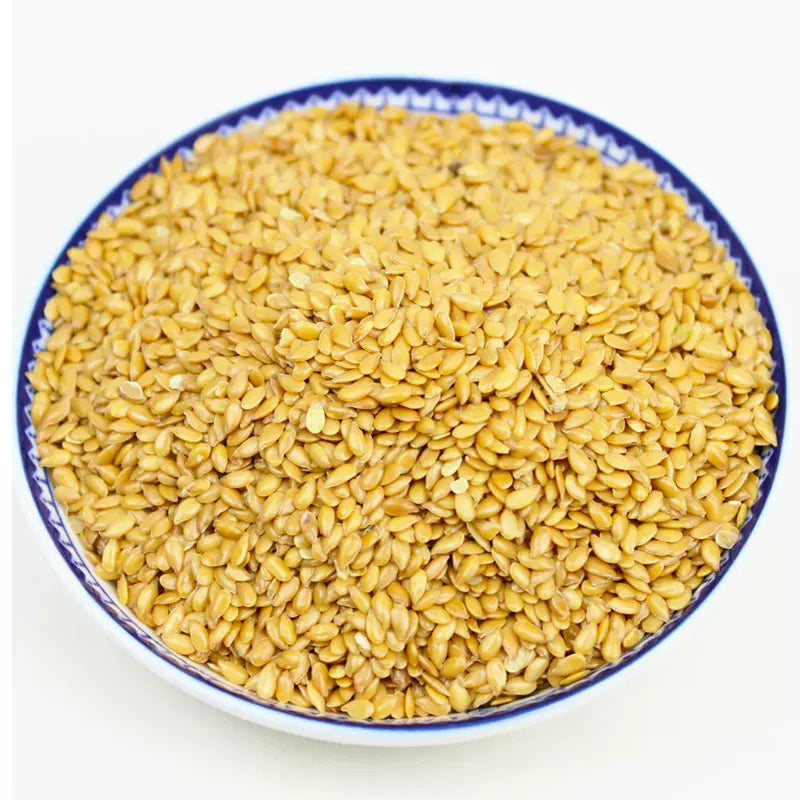 Hu Ma Zi 胡麻子, Yellow Ya Ma Zi 黄金亚麻子, Golden Semen Lini, Sesamum Indicum-Health Wisdom™