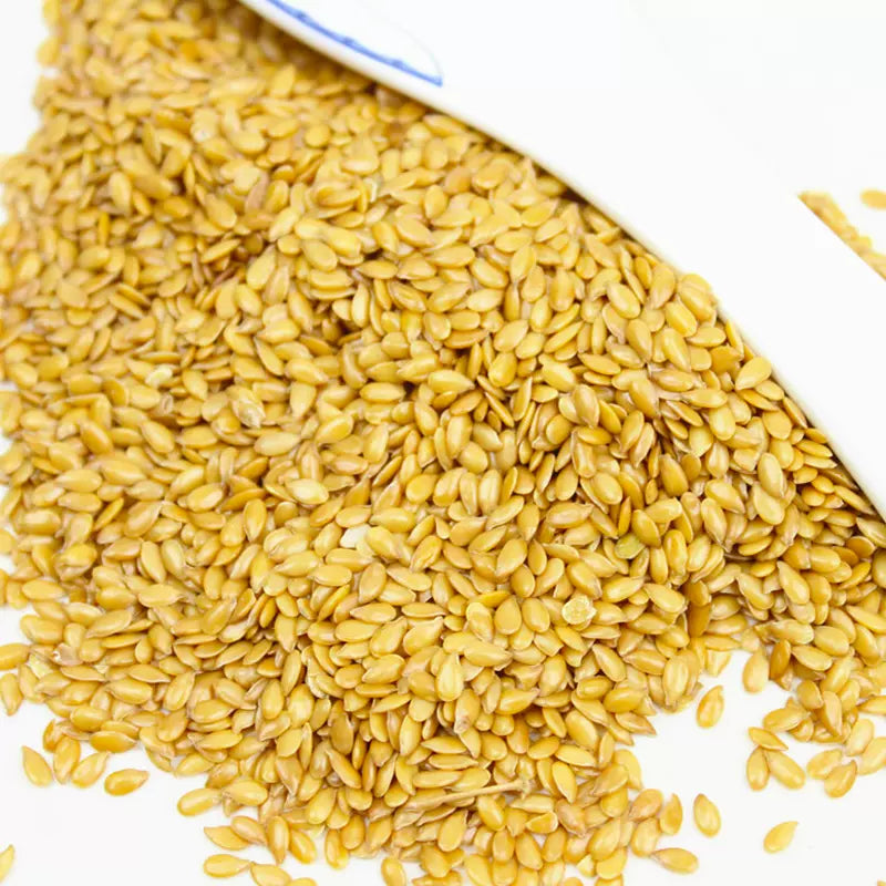 Hu Ma Zi 胡麻子, Yellow Ya Ma Zi 黄金亚麻子, Golden Semen Lini, Sesamum Indicum-Health Wisdom™