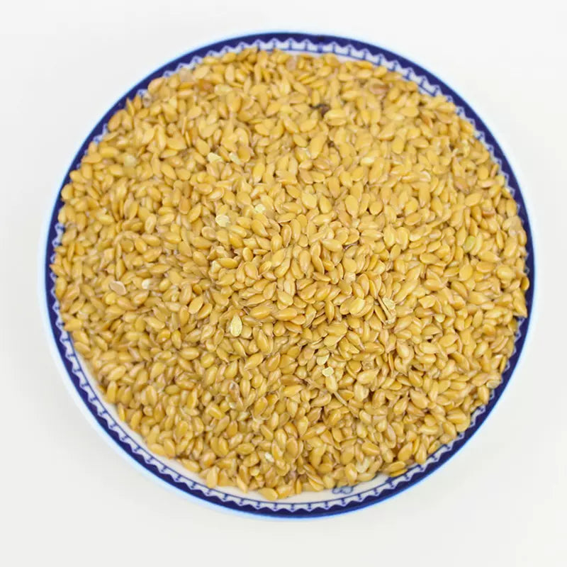 Hu Ma Zi 胡麻子, Yellow Ya Ma Zi 黄金亚麻子, Golden Semen Lini, Sesamum Indicum-Health Wisdom™