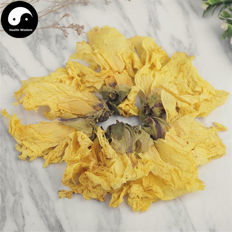 Huang Shu Kui Hua 黃蜀葵花, Abelmoschi Corolla Flower, Flos Abelmoschus Manihot-Health Wisdom™