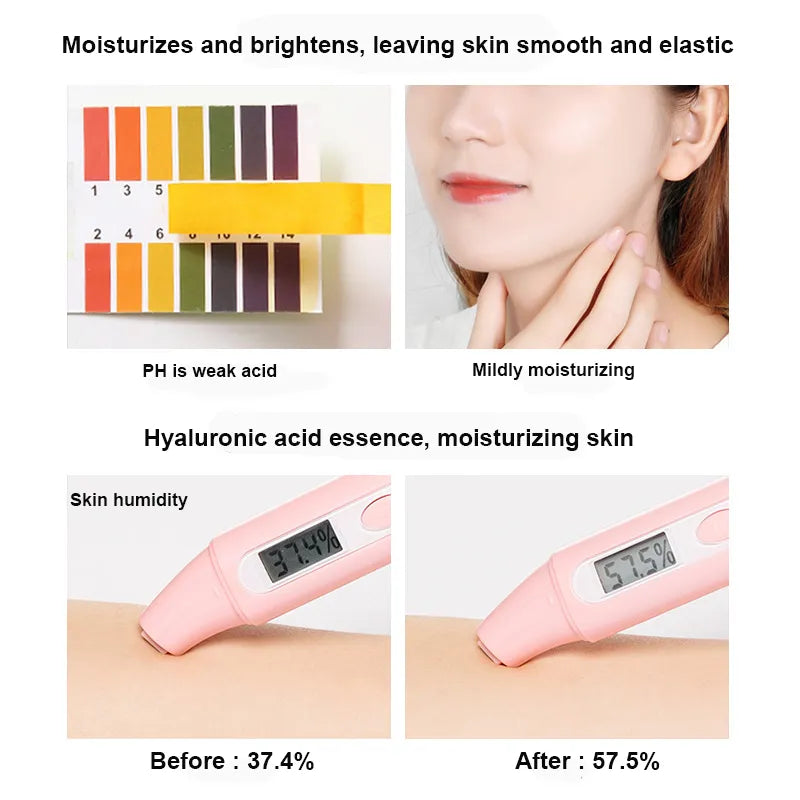 Hyaluronic Acid Face Serum Moisturizing Shrink Pores Remove Fine Lines Anti-Wrinkle Snail Whiten Caviar Anti-aging Face Essence-Health Wisdom™