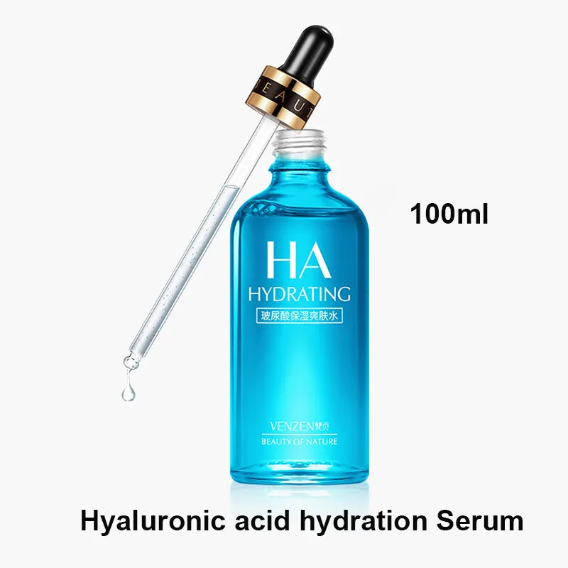 Hyaluronic Acid Face Serum Moisturizing Shrink Pores Remove Fine Lines Anti-Wrinkle Snail Whiten Caviar Anti-aging Face Essence-Health Wisdom™