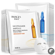 IMAGES 10pcs Hyaluronic Acid Niacinamide Face Masks Moisturizing Shrinking Pores Sheet Mask Beauty Skin Care Facial Mask-Health Wisdom™