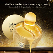IMAGES Seaweed Black Pearl Gold Collagen Eye Patches Anti Dark Circle Anti-wrinkle Eye Mask Moisturizing Eyes Care Masks 120pcs-Health Wisdom™