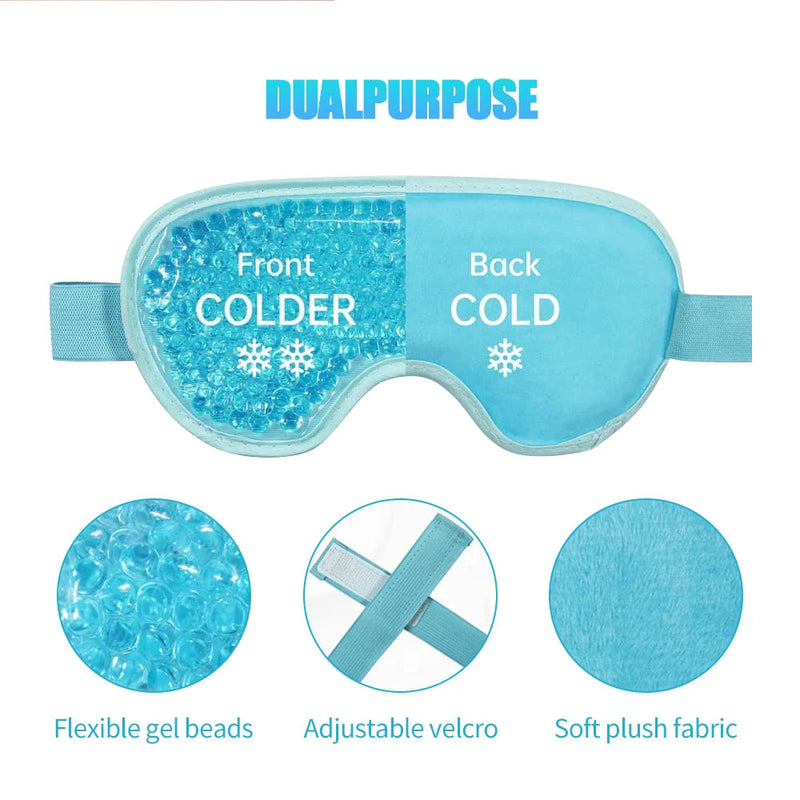 Ice Gel Mask Anti Aging Wrinkle Removal Relieve Fatigue Skin Firming Spa Hot Compress Cold Therapy Ice Pack Cooling Massage Tool-Health Wisdom™