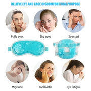 Ice Gel Mask Anti Aging Wrinkle Removal Relieve Fatigue Skin Firming Spa Hot Compress Cold Therapy Ice Pack Cooling Massage Tool-Health Wisdom™