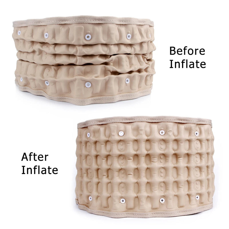 Inflate Lumbar Belt Back Pain Relief Pressotherapy Decompression Waist Airbag Support Disc Herniation Correct Lower Brace-Health Wisdom™