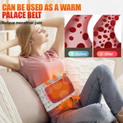 Infrared Heating Inflatable Belt Decompression Massaeger USB Charge LED Display Lumbar Bandage Spinal Corrector Waist Vibration-Health Wisdom™