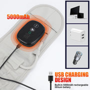 Infrared Heating Inflatable Belt Decompression Massaeger USB Charge LED Display Lumbar Bandage Spinal Corrector Waist Vibration-Health Wisdom™