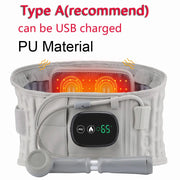 Infrared Heating Inflatable Belt Decompression Massaeger USB Charge LED Display Lumbar Bandage Spinal Corrector Waist Vibration-Health Wisdom™