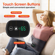 Infrared Heating Waist Massager Electric Belt Vibration USB Charge Red Light Hot Compress Lumbar Back Support Brace Pain Relief-Health Wisdom™