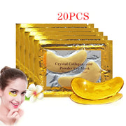 InniCare 20Pcs Crystal Collagen Gold Eye Mask Anti-Aging Dark Circles Acne Beauty Patches For Eye Skin Care Korean Cosmetics-Health Wisdom™
