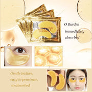 InniCare 20Pcs Crystal Collagen Gold Eye Mask Anti-Aging Dark Circles Acne Beauty Patches For Eye Skin Care Korean Cosmetics-Health Wisdom™