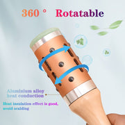 Jade Facial Beauty Massage Device Warm Moxibustion Rods Rotatable Lodestone Massager Moxa Stick Body Meridian Acupuncture Point-Health Wisdom™