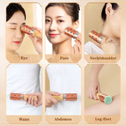 Jade Facial Beauty Massage Device Warm Moxibustion Rods Rotatable Lodestone Massager Moxa Stick Body Meridian Acupuncture Point-Health Wisdom™