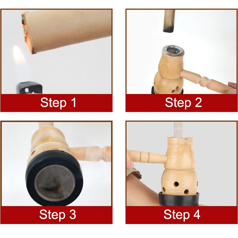 Jade Moxibustion Tool Handle Gourd Moxa Roll Burner Warm Body Massage Burning Chinese Herbal Medicine Penetrates Meridians-Health Wisdom™