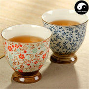 Japaness Ceramic Tea Cups 120ml*2pcs-Health Wisdom™