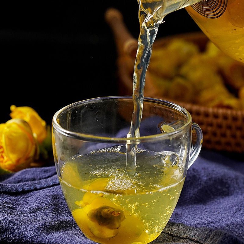Jin Hua Cha 金花茶, Dried Golden Tea Tree Flowers, Yellow Camellia Nitidissima Flower Tea-Health Wisdom™