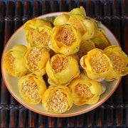 Jin Hua Cha 金花茶, Dried Golden Tea Tree Flowers, Yellow Camellia Nitidissima Flower Tea-Health Wisdom™