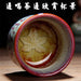 Jun Ceramic Tea Cups 100ml*1pcs, Green Mottled Glaze