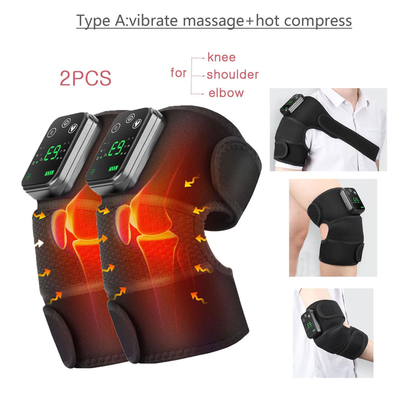 Knee Protection for Joint Pain Shoulder Elbow Massager Vibrador Knee Pads Arthritis Heated Physiotherapy Relaxation Treatment-Health Wisdom™