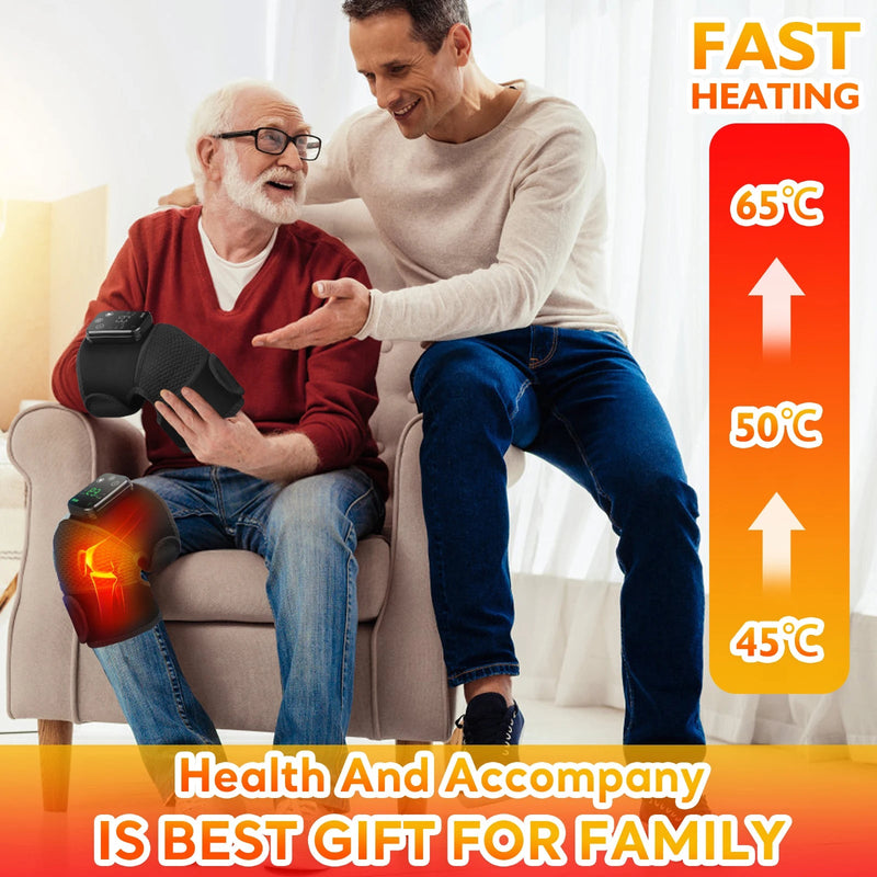 Knee Protection for Joint Pain Shoulder Elbow Massager Vibrador Knee Pads Arthritis Heated Physiotherapy Relaxation Treatment-Health Wisdom™