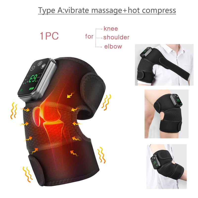 Knee Protection for Joint Pain Shoulder Elbow Massager Vibrador Knee Pads Arthritis Heated Physiotherapy Relaxation Treatment-Health Wisdom™