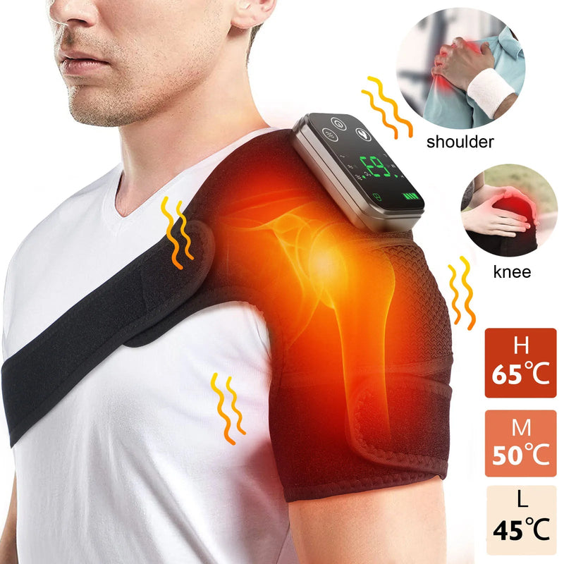 Knee Protection for Joint Pain Shoulder Elbow Massager Vibrador Knee Pads Arthritis Heated Physiotherapy Relaxation Treatment-Health Wisdom™