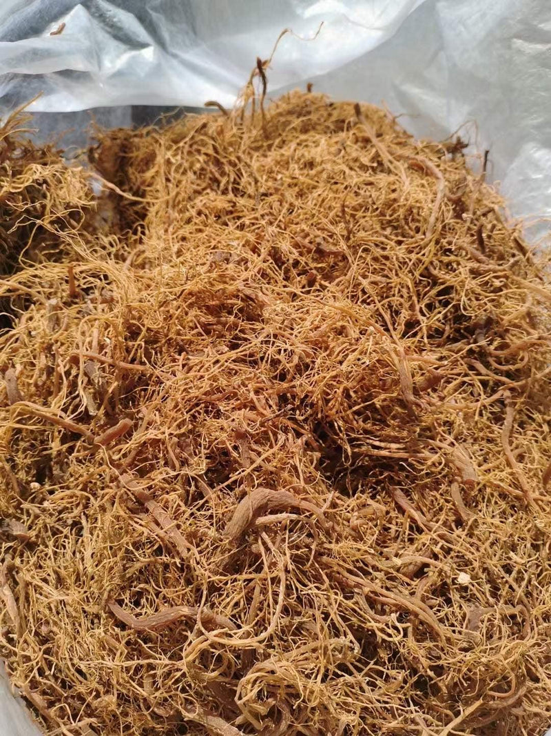 Korean Ginseng End Roots, Red Ginseng Hair Roots, Gao Li Shen 高丽参 Hong Shen Xu 红参须-Health Wisdom™