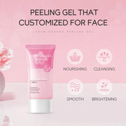 LAIKOU Sakura Exfoliating Face Wash Peeling Gel Deep Cleansing Remove Dead Skin Moisturizing Facial Cleanser Skin Care Products-Health Wisdom™