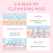 LAIKOU Sakura Facial Masks Mud Clay Face Mask skincare Moisturizing Nourishing Blackhead Removal Beauty Face Skin Care Products-Health Wisdom™