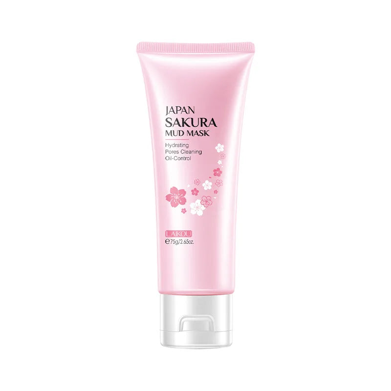 LAIKOU Sakura Facial Masks Mud Clay Face Mask skincare Moisturizing Nourishing Blackhead Removal Beauty Face Skin Care Products-Health Wisdom™