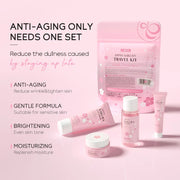 LAIKOU Sakura Skin Care Sets Facial Cleanser Face Cream Serum Toner Moisturizing Brightening Anti Wrinkles Face Care Kit-Health Wisdom™