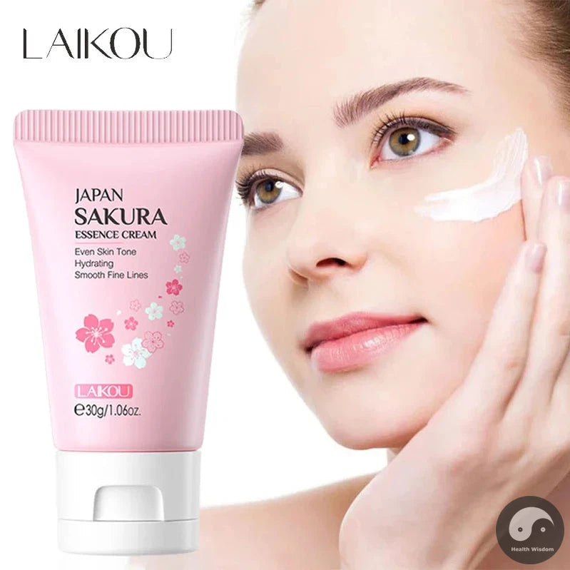 LAIKOU Snail Vitamin C Sakura Face Cream Moisturizing Anti Wrinkle Anti-Aging Whitening Creams Beauty Facial Skin Care Products-Health Wisdom™