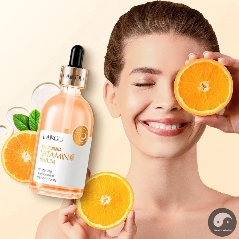 LAIKOU Vitamin C Essence 100ml Facial Moisturizing Hydrating Anti-Aging Anti Wrinkle Face Serum Facial Skin Care Products-Health Wisdom™