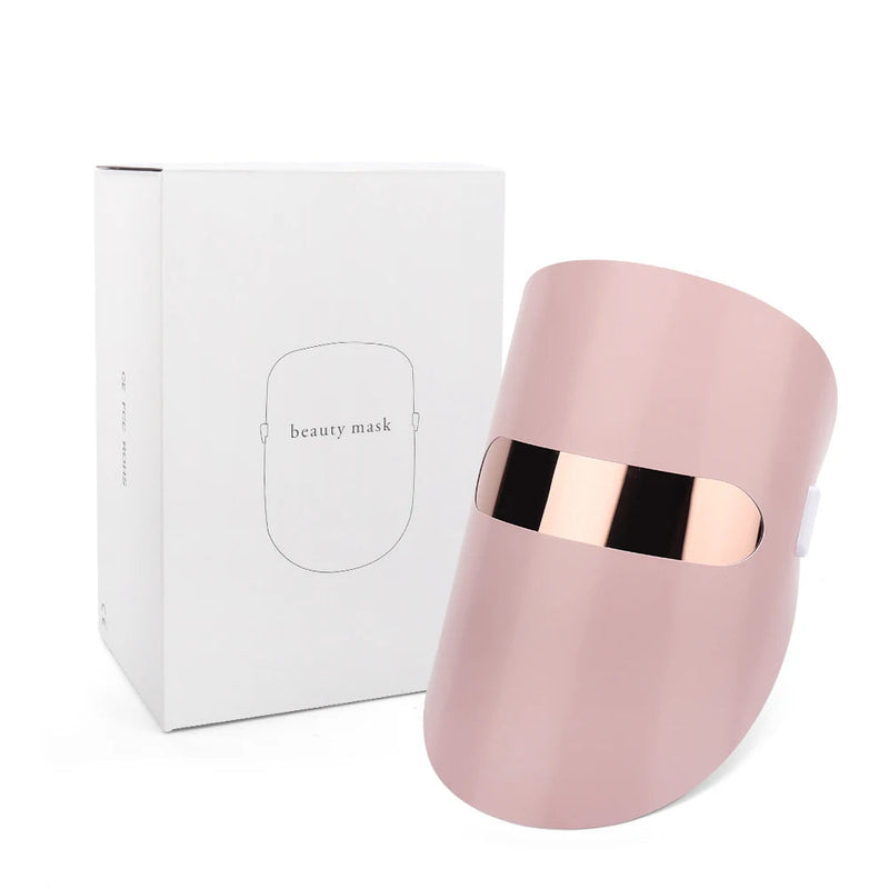 LED Facial Mask Led Light Photon Therapy 3 Colors Light Facial Beauty Device for Skin Rejuvenation Wrinkles Removal Anti-Aging-Health Wisdom™