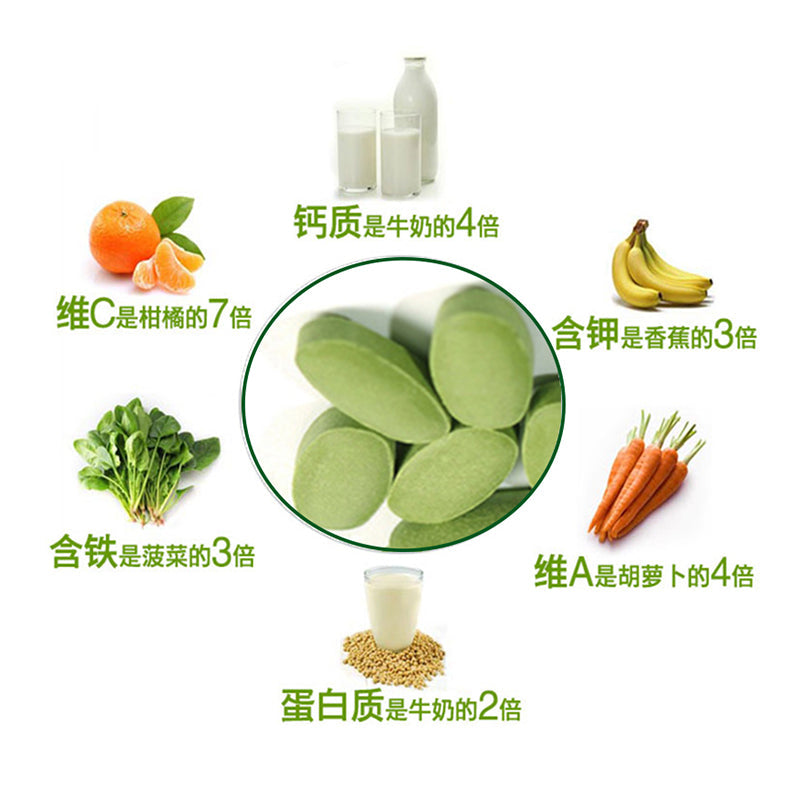 La Mu Ye Pian 辣木叶片, Leaf Moringa Oleifera Pills, Moringa Powder Pill-Health Wisdom™