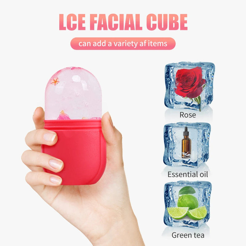Large Silicone Ice Cube Tray Skin Care Beauty Lifting Contouring Tool Ice Globe Ice Ball Face Massager Facial Roller Reduce Acne-Health Wisdom™