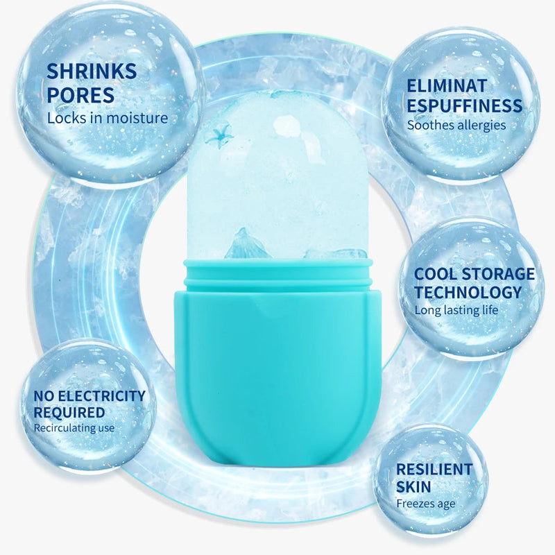 Large Silicone Ice Cube Tray Skin Care Beauty Lifting Contouring Tool Ice Globe Ice Ball Face Massager Facial Roller Reduce Acne-Health Wisdom™
