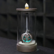 Led Light Halloween Pumpkin Color Changing Windproof Backflow Incense Burner Aromatherapy Censer Creative Home Decoration Gifts-Health Wisdom™