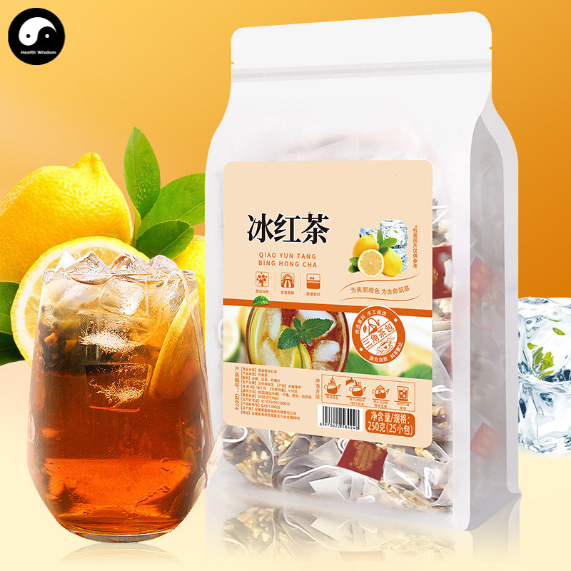 Lemon Iced Black Tea 25 tea bags easy drink-Health Wisdom™